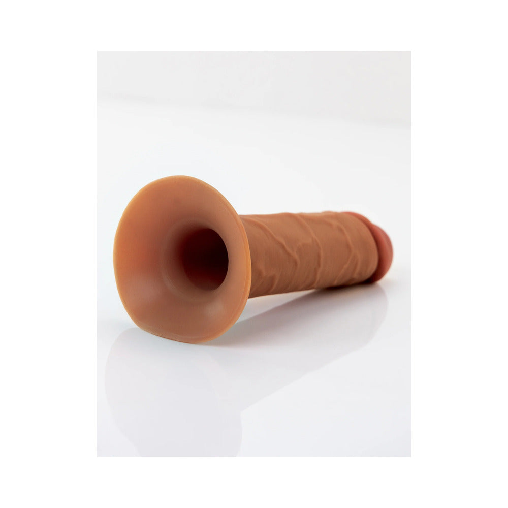 Fantasy X-Tensions Elite Hollow Strap On Dual Density Brown 5"