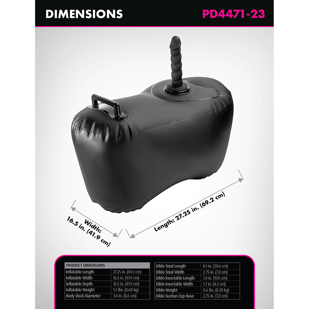 Fetish Fantasy Series Body Dock Inflatable Love Seat