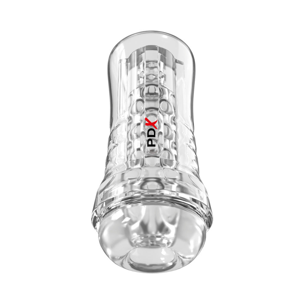 PDX Elite ViewTube See-Thru EZ-Grip Stroker - Clear
