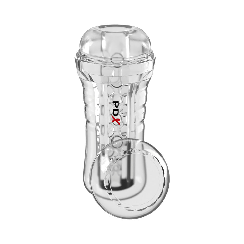 PDX Elite ViewTube See-Thru EZ-Grip Stroker - Clear