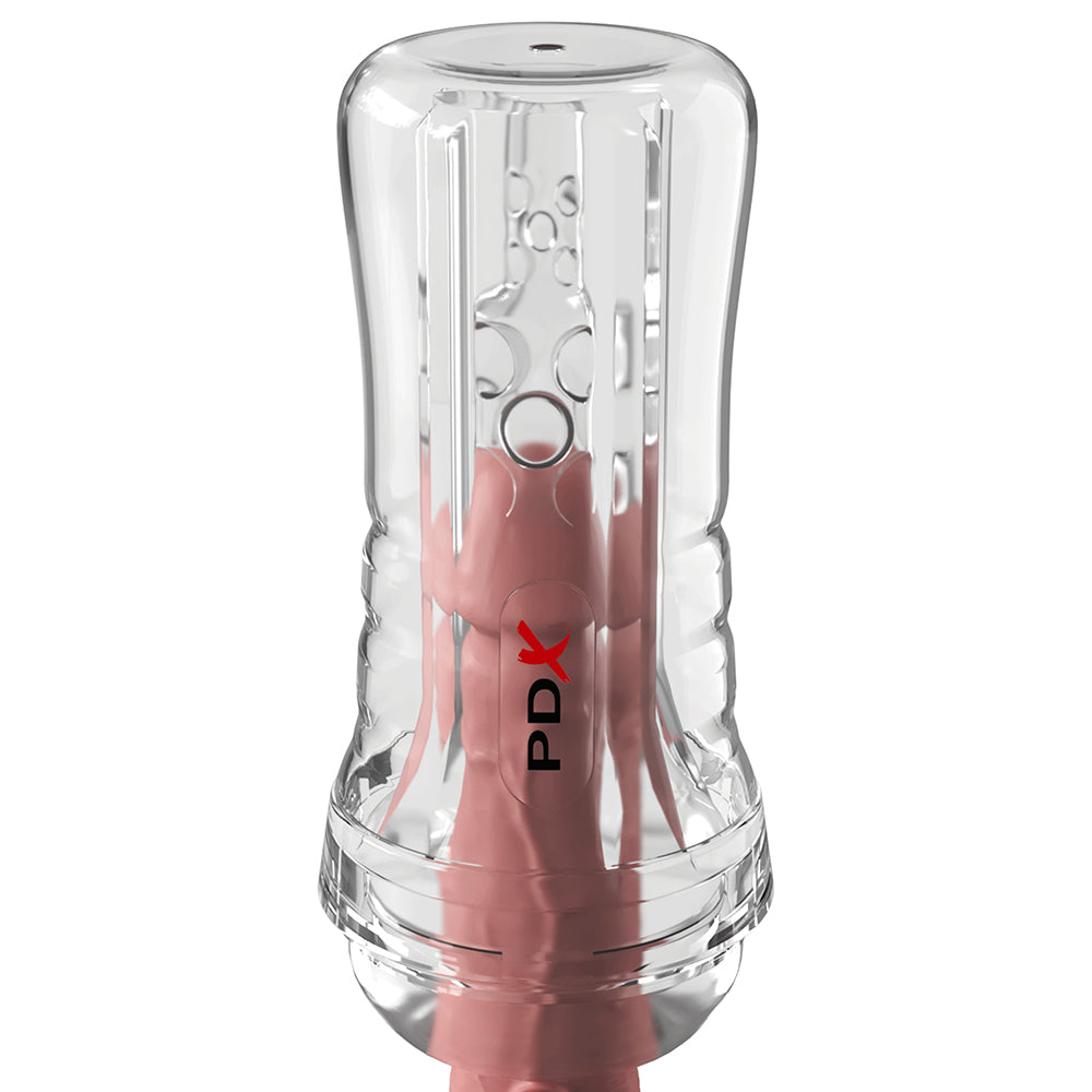 PDX Elite ViewTube See-Thru EZ-Grip Stroker - Clear