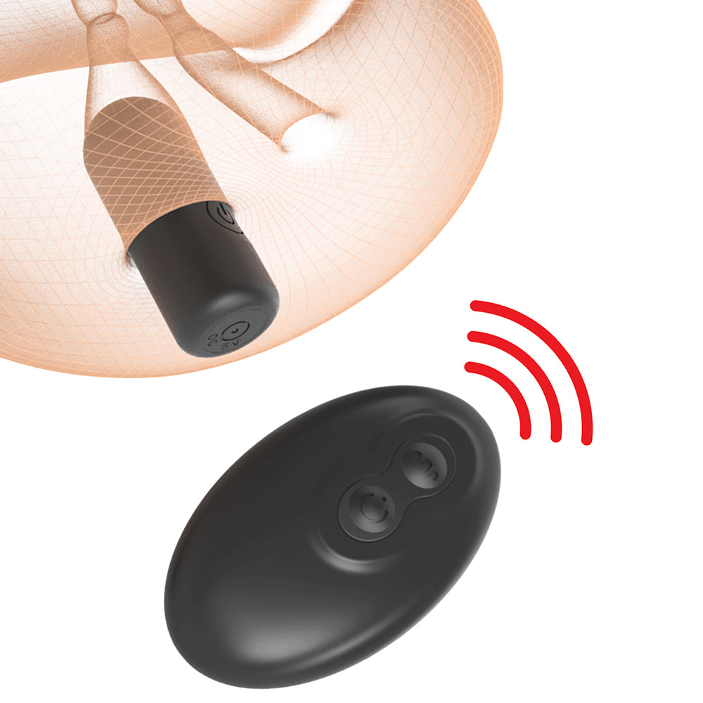 PDX Plus Double Pounder Vibrating Squeeze Stroker-Light