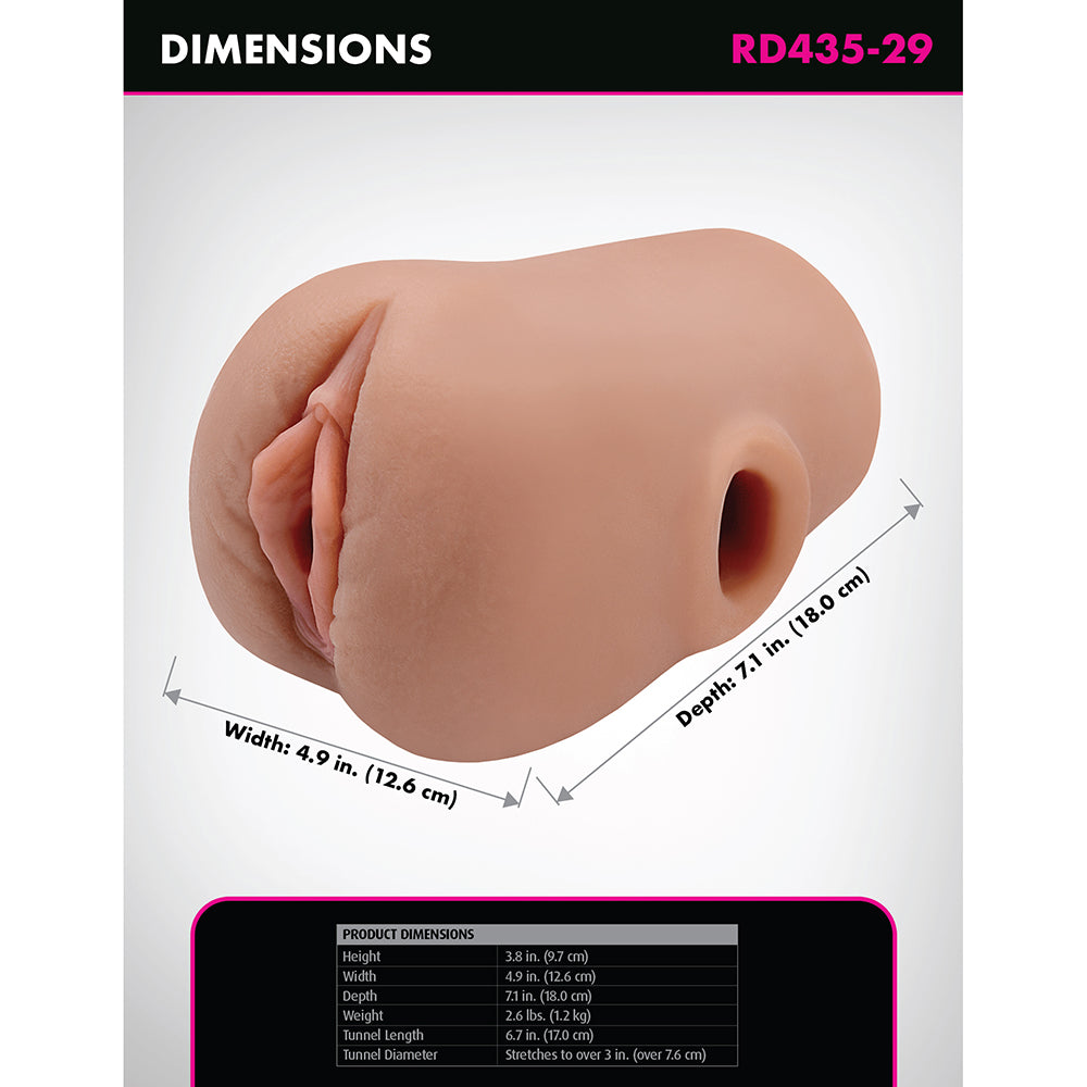 PDX Plus Pussy Pounder Squeeze Stroker-Brown
