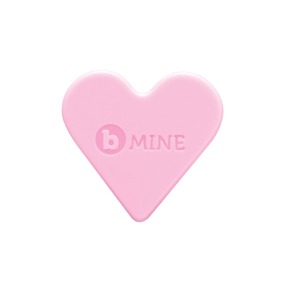 B-Mine Butties - Silicone Butt Plug with Heart Base - Pink