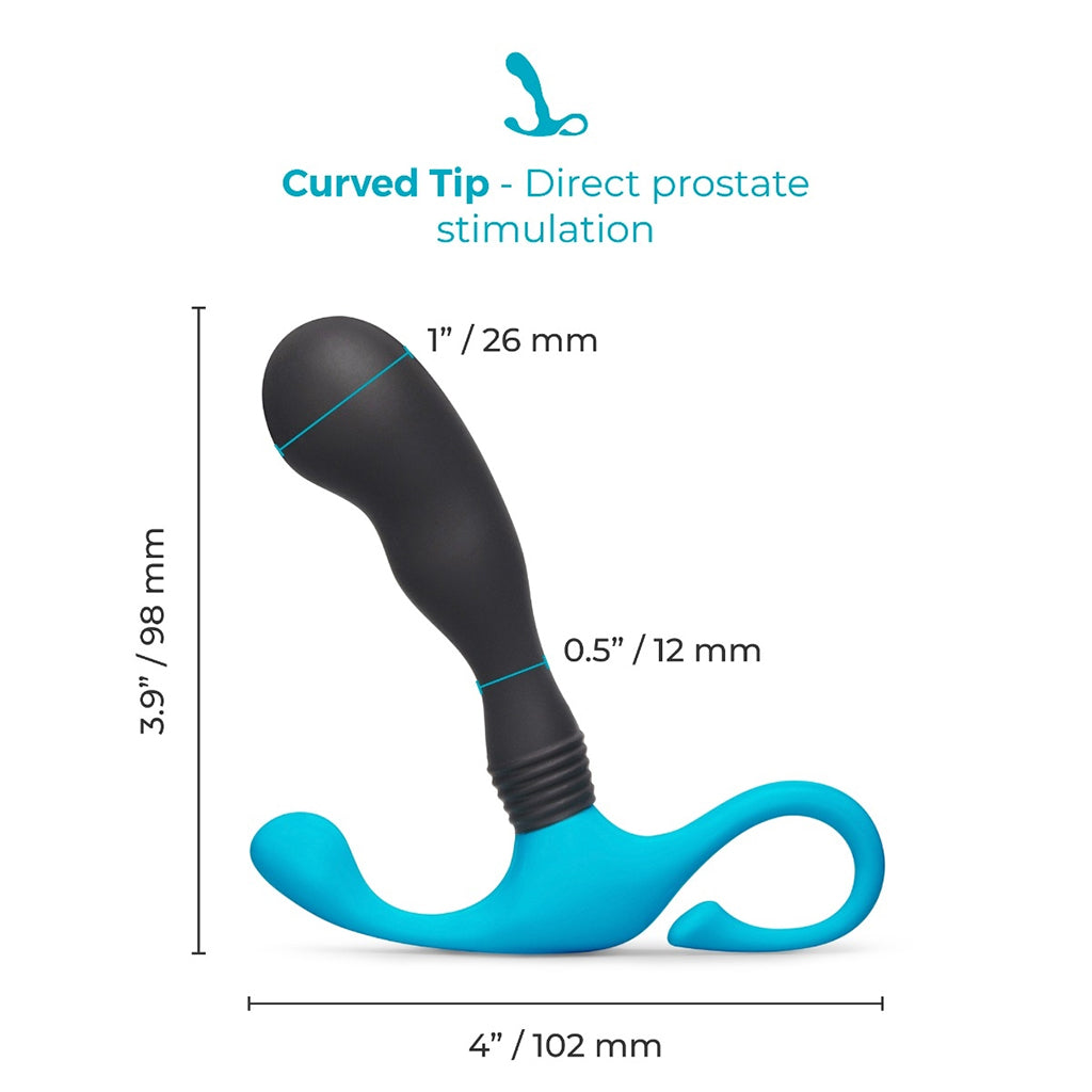 P-Spot Curl Hands-Free Curved Silicone Prostate Massager