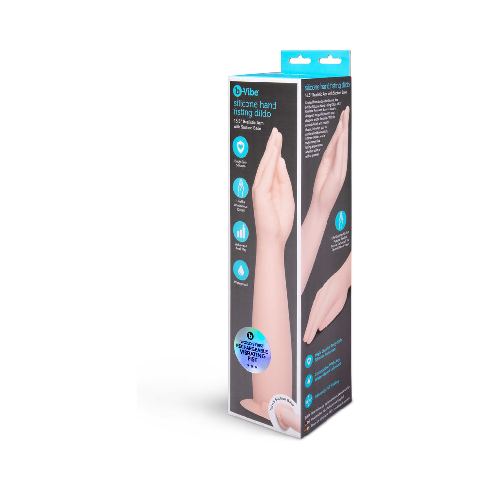 b-Vibe 16.5 Inch Silicone Hand Fisting Dildo w/Suction Base