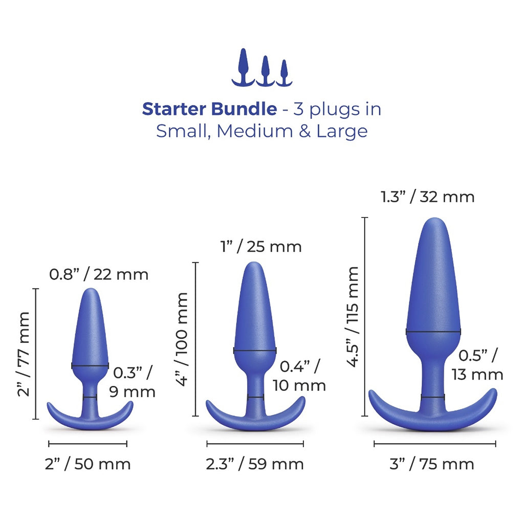 b-Vibe Beginner Booty Bundle - 3 pc Set