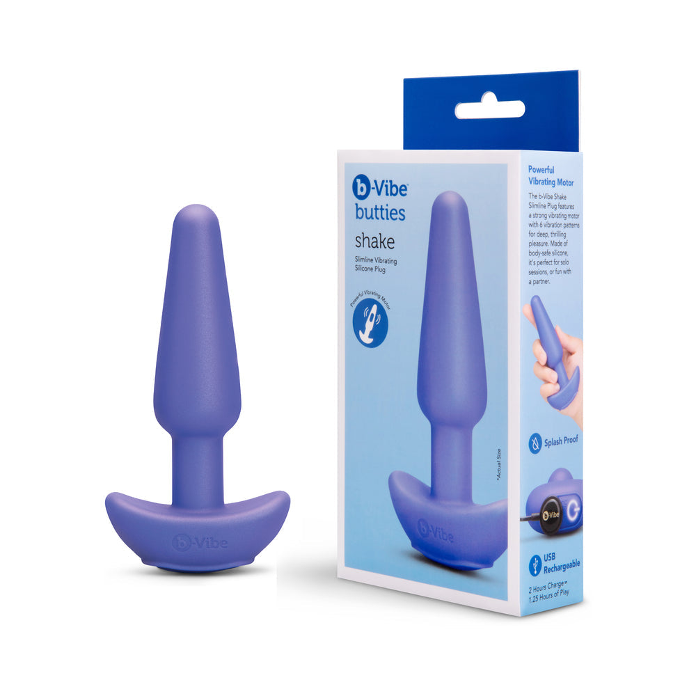 Shake Slimline Vibrating Silicone Plug