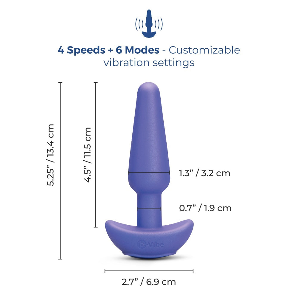 Shake Slimline Vibrating Silicone Plug