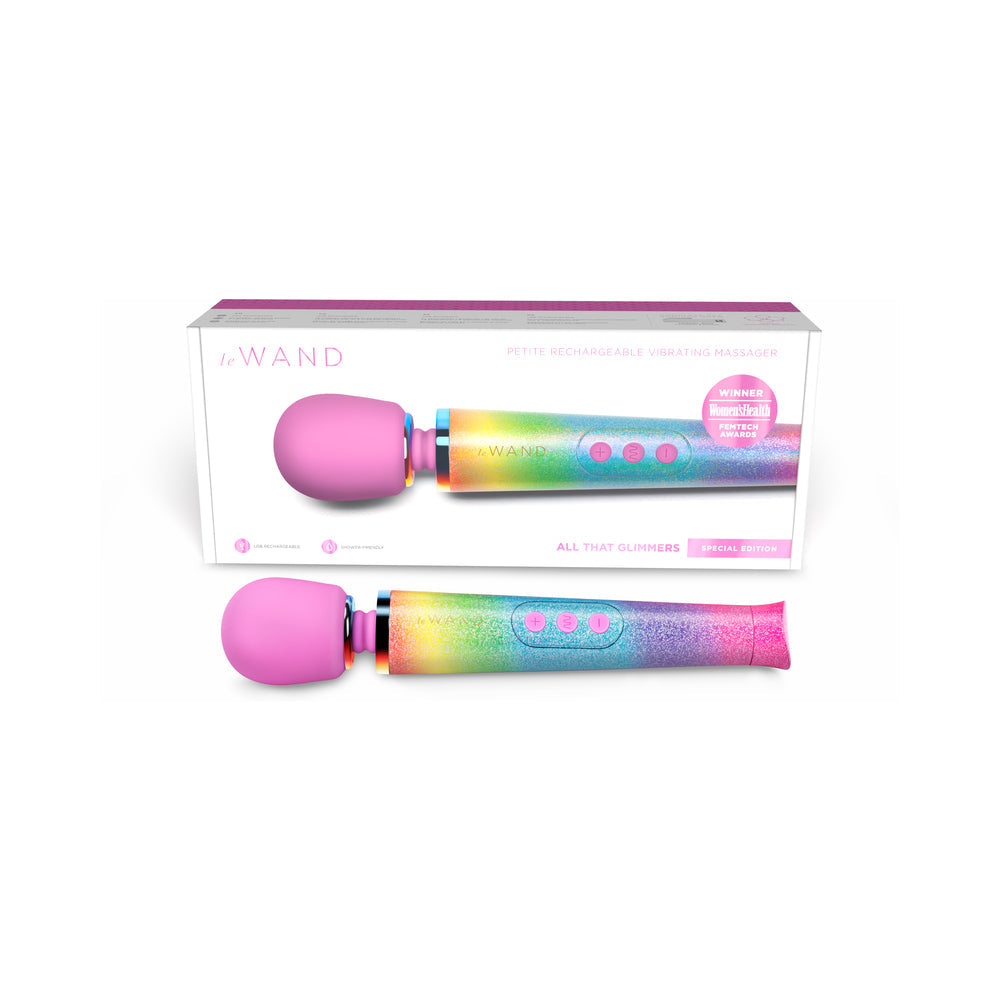 Le Wand Petite Rechargeable Vibrating Massager - Rainbow