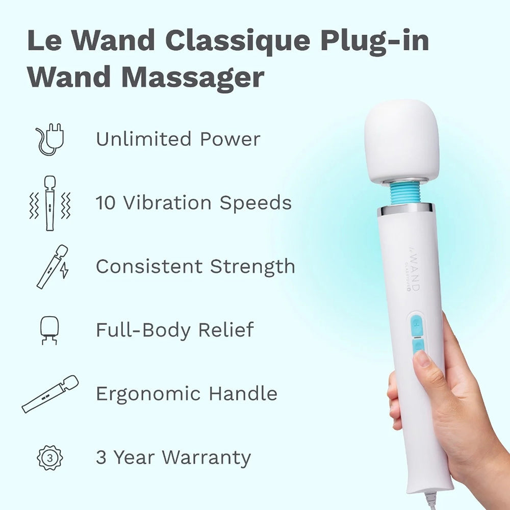 Le Wand Classique Plug-In Wand Massager