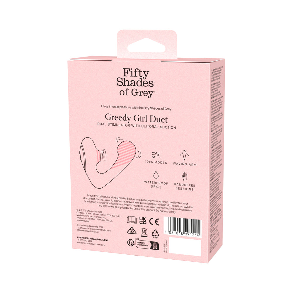 Fifty Shades of Grey Greedy Girl Duet Dual Stimulator