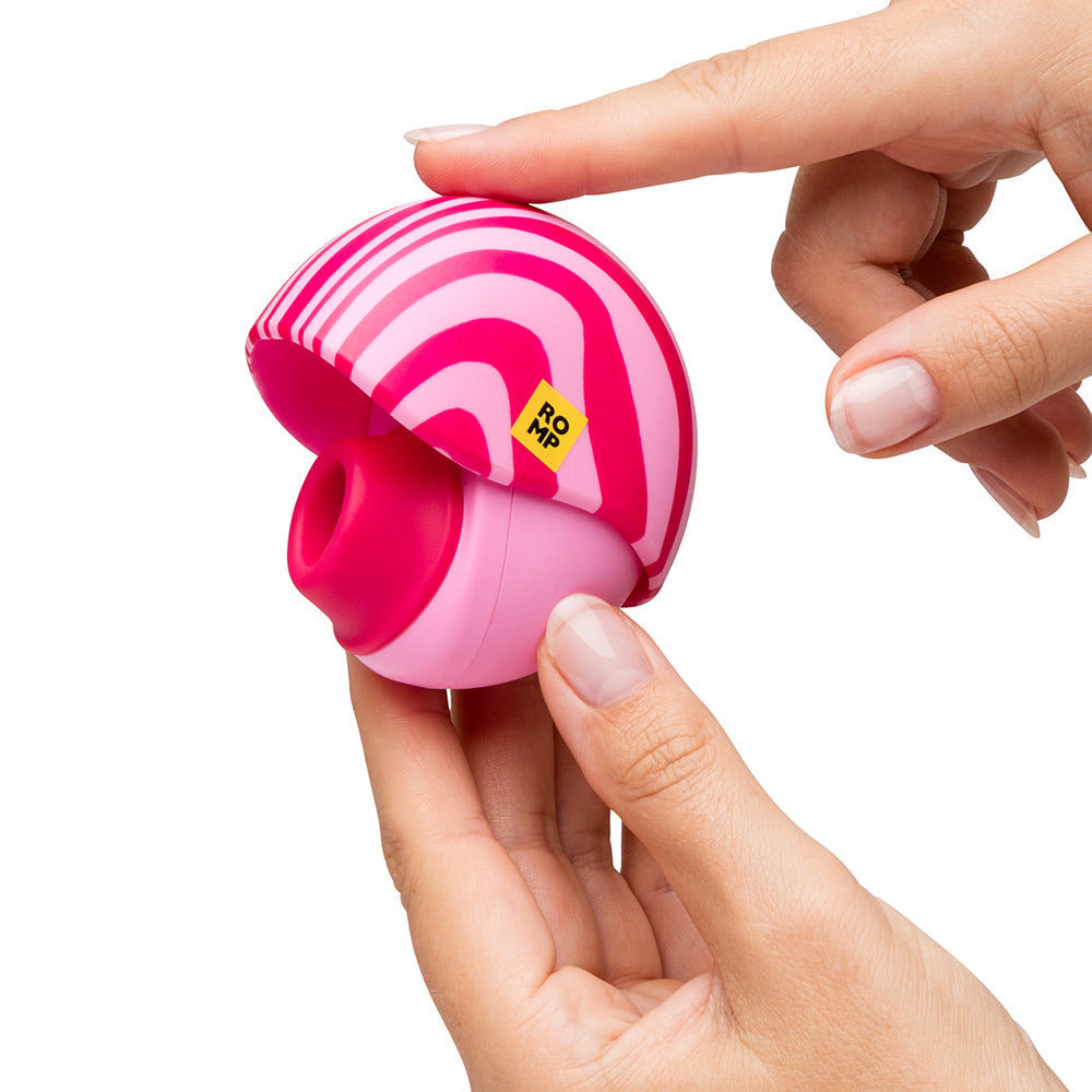 ROMP SPIN Travel Rechargeable Clitoral Stimulator - Pink