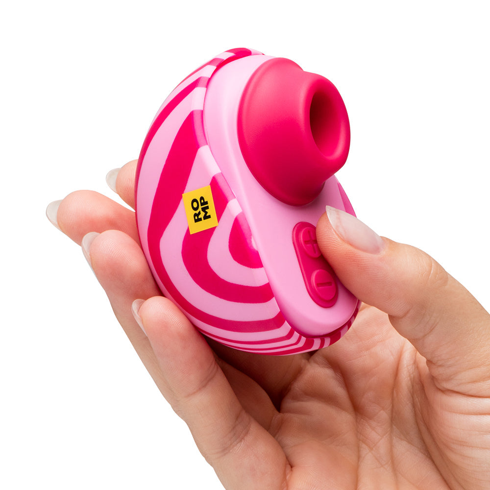 ROMP SPIN Travel Rechargeable Clitoral Stimulator - Pink