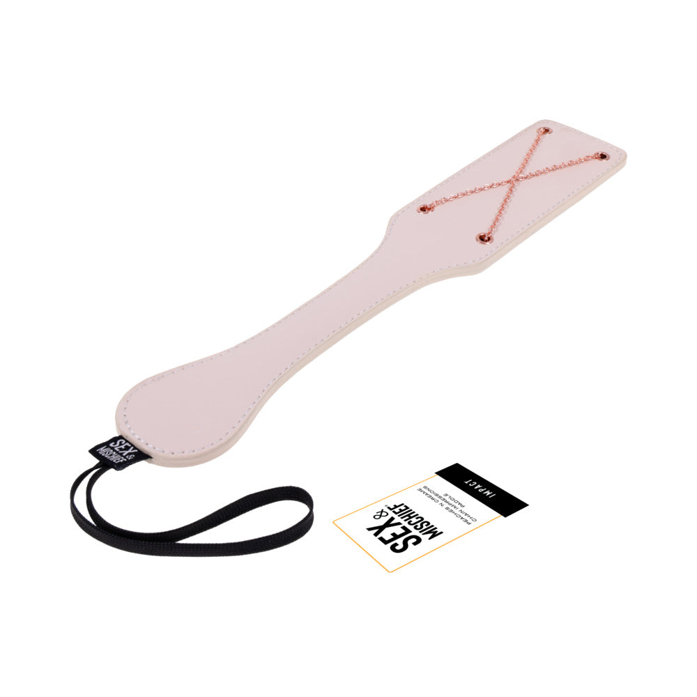Sex & Mischief Peaches 'n CreaMe Chain Impressions Paddle