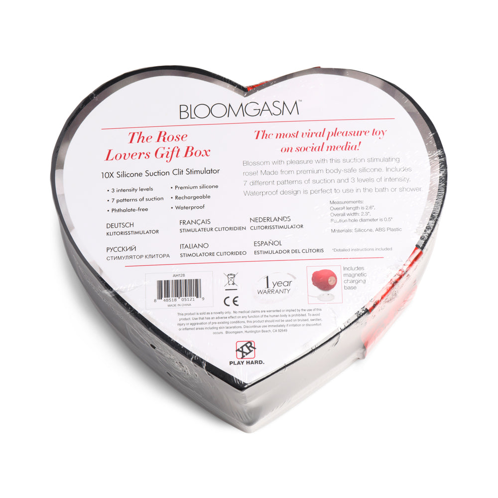 Inmi Bloomgasm The Enchanted 10X Rose Stimulator Lovers Gift Box - Red
