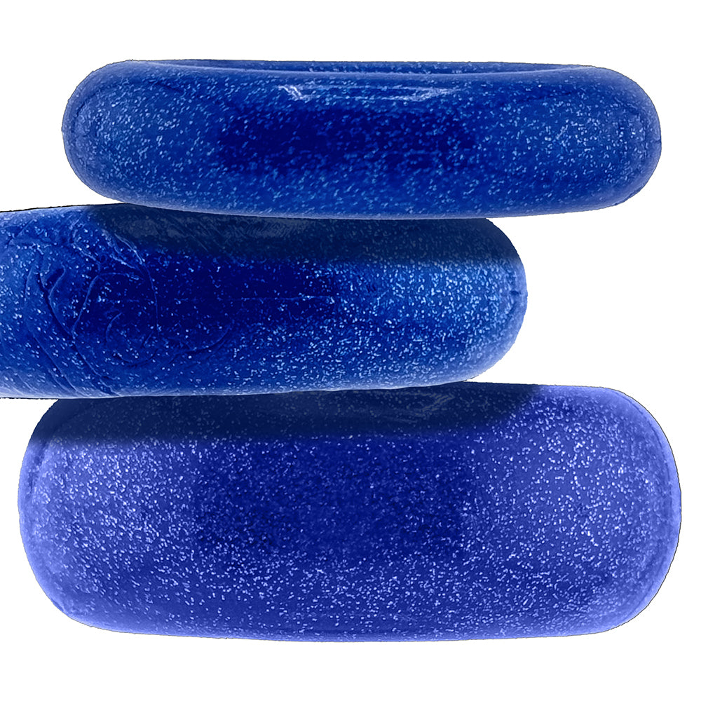 Oxballs Cockpack Multi Design 3 Pack Cockrings - Blue Fire