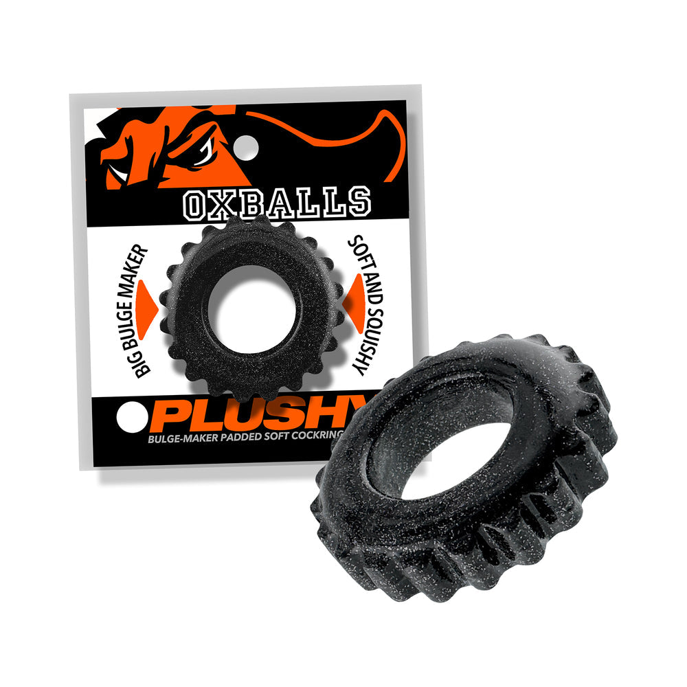Oxballs Plushy Single Ring - Black Mica