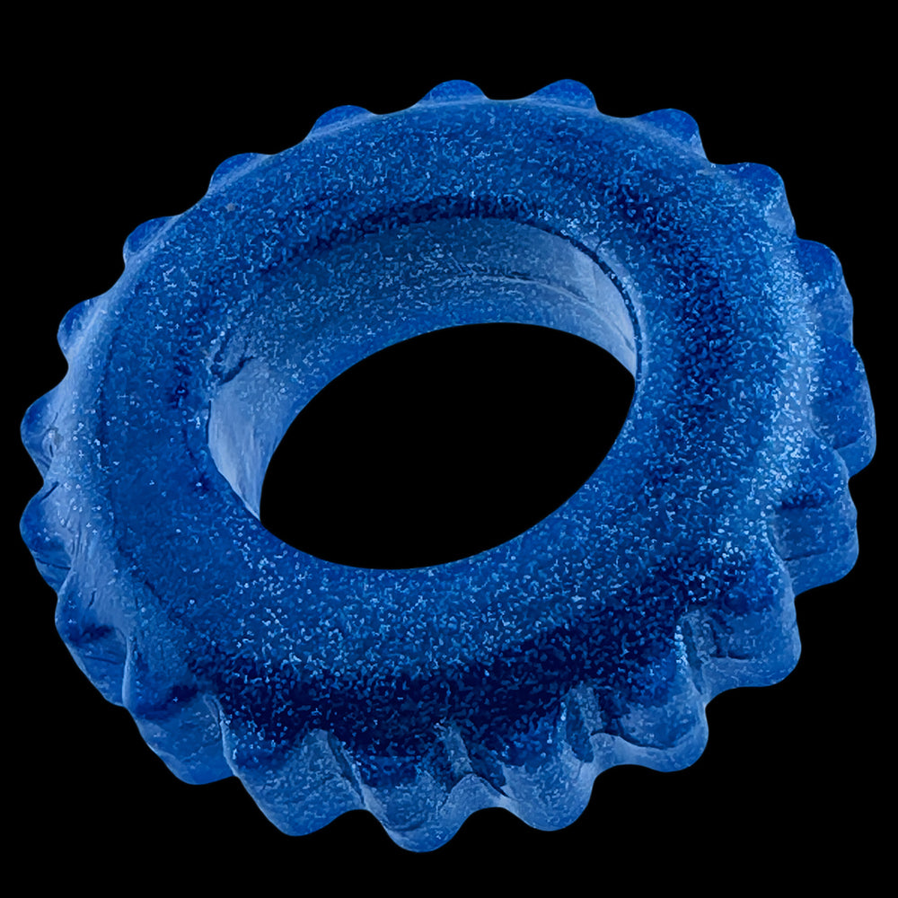 Oxballs Plushy Single Ring - Blue Fire