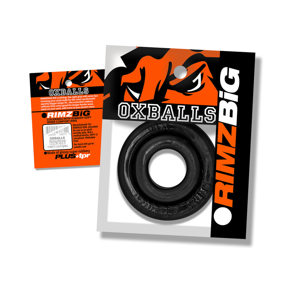 Oxballs Rimz Big Single Ring - Black