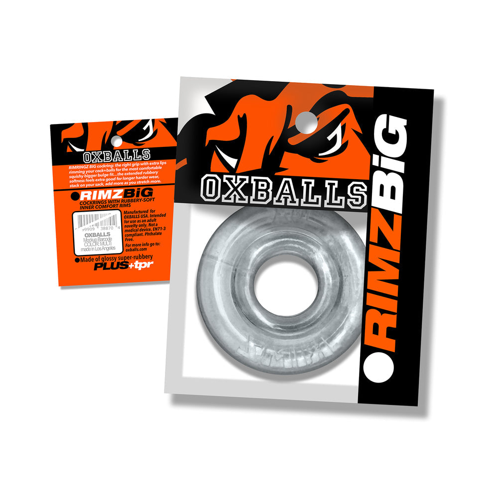 Oxballs Rimz Big Single Ring - Clear
