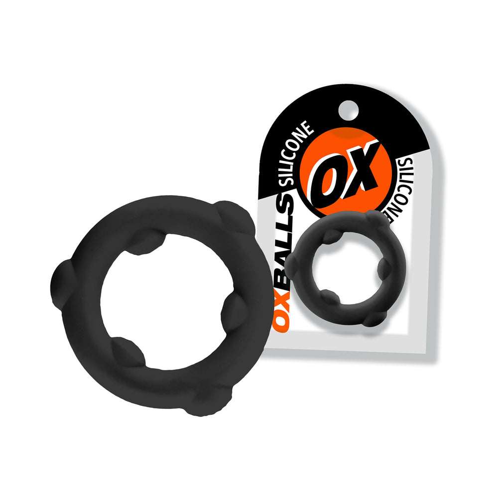 Oxballs Spinner Single Silicone Ring - Black