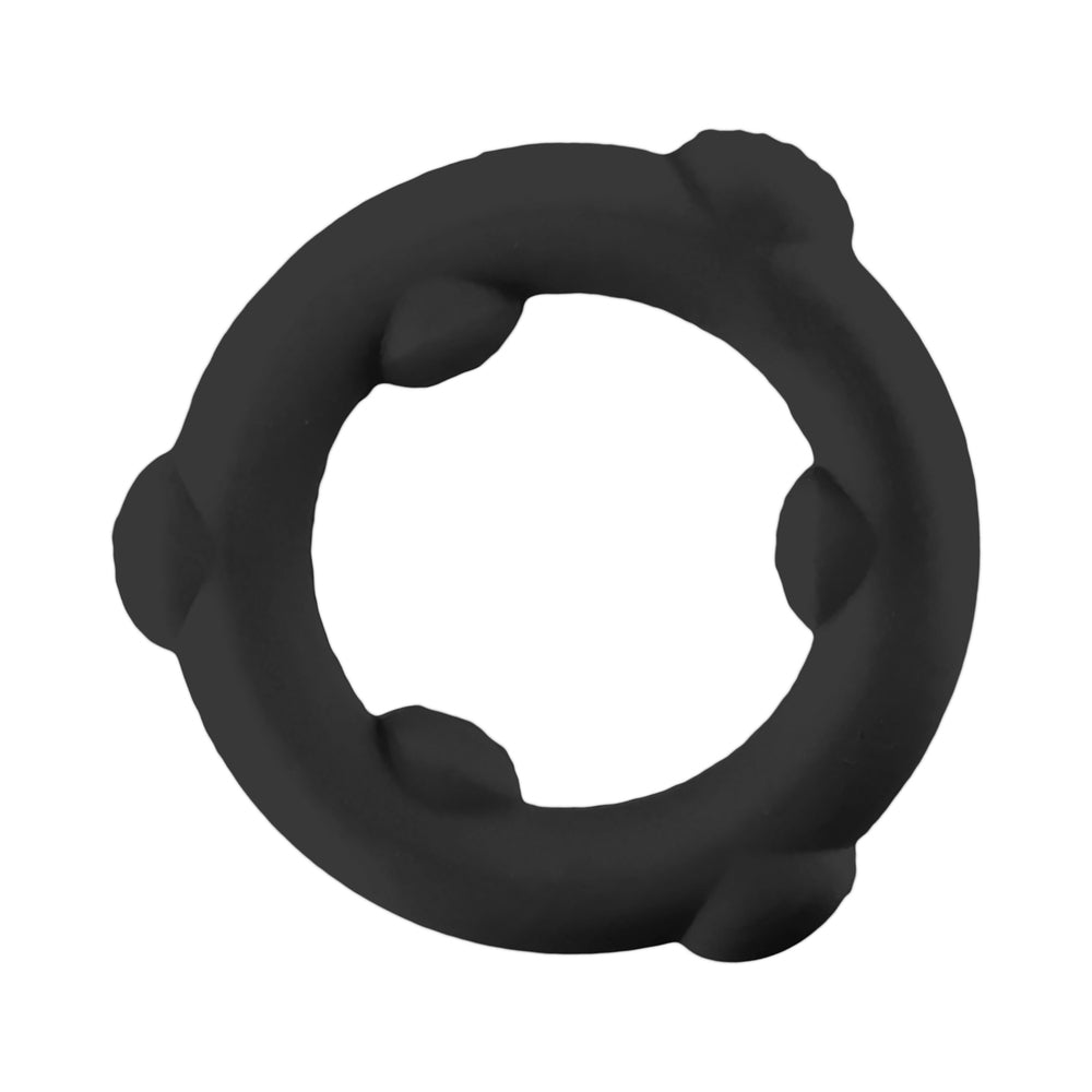 Oxballs Spinner Single Silicone Ring - Black