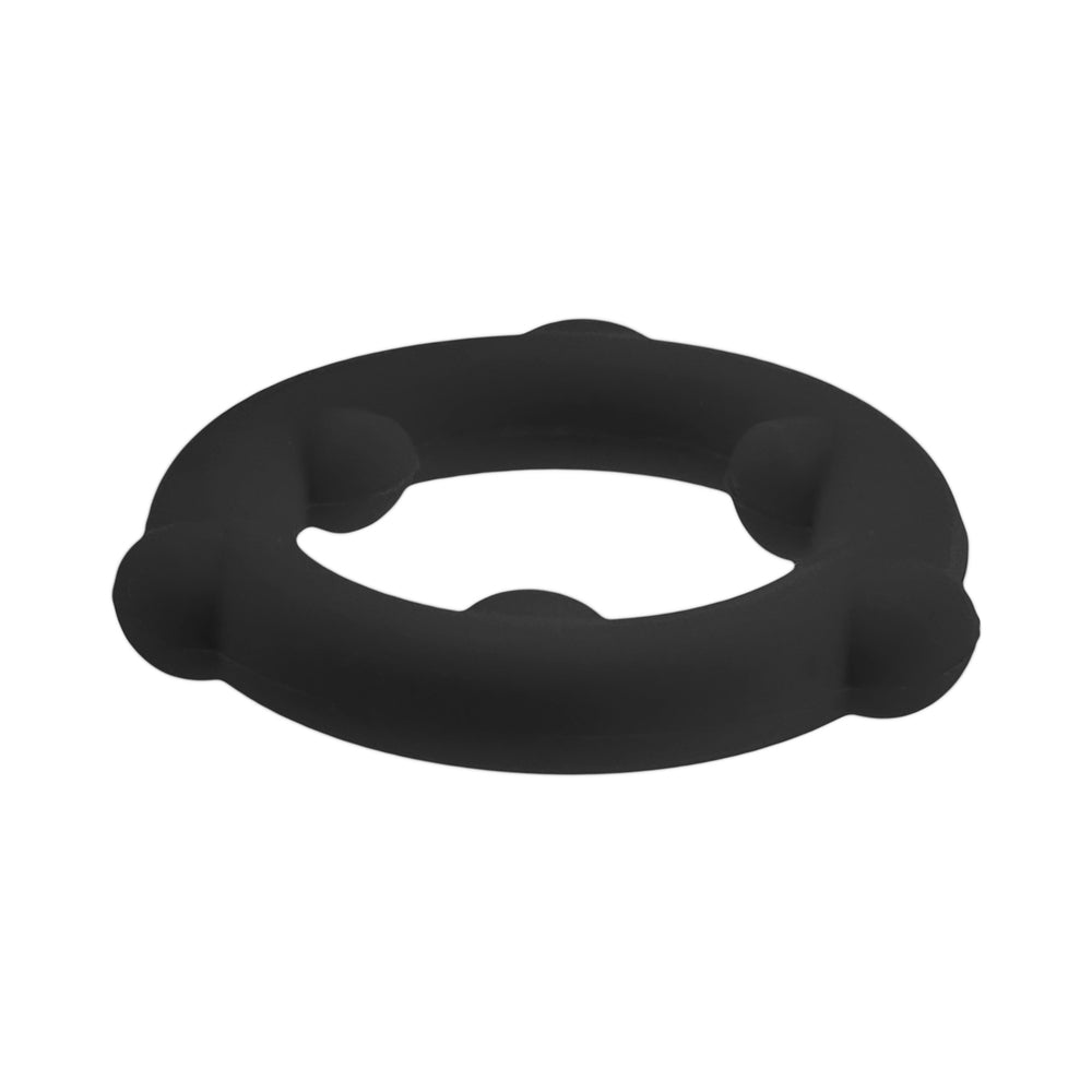 Oxballs Spinner Single Silicone Ring - Black