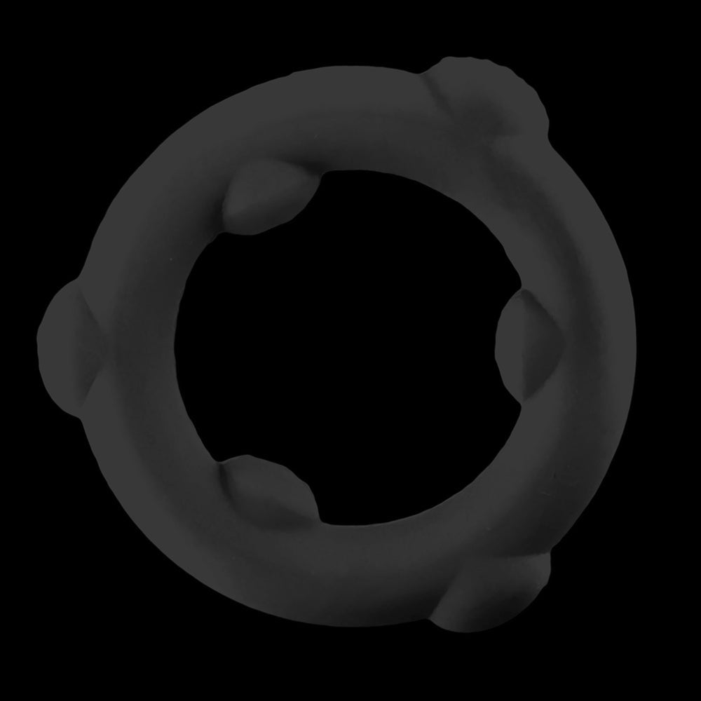 Oxballs Spinner Single Silicone Ring - Black