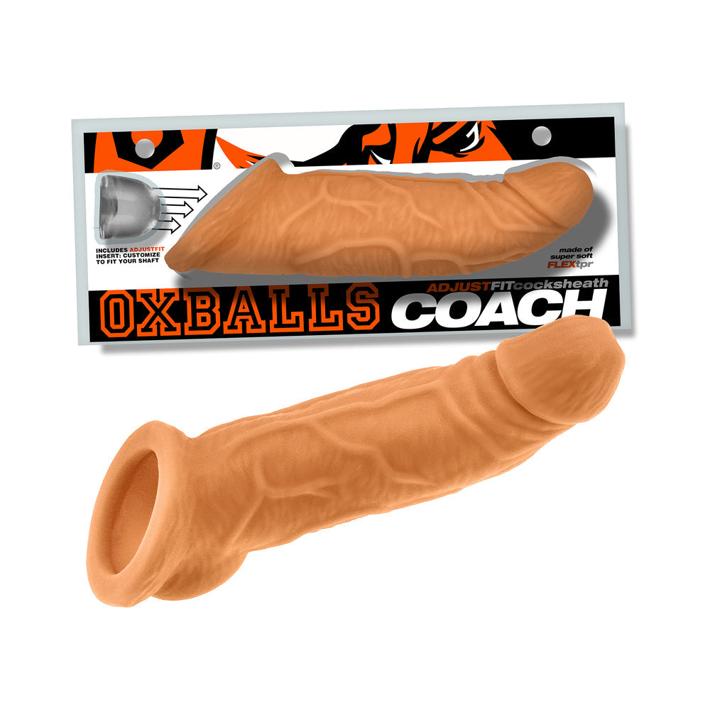 Oxballs Coach Cock Sheath - Skinz Peachy