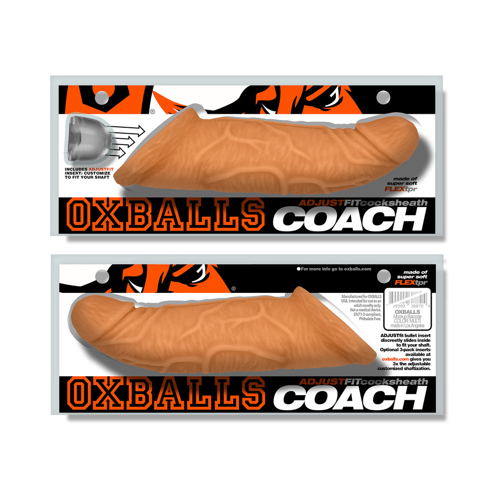 Oxballs Coach Cock Sheath - Skinz Peachy