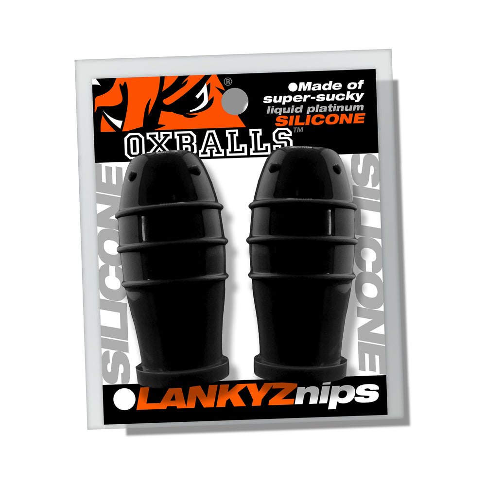Oxballs Lankyz Silicone Nip Suckers - Black