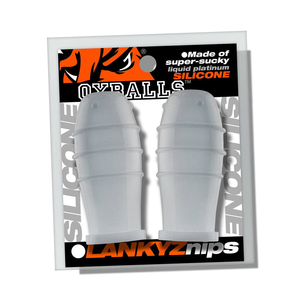 Oxballs Lankyz Silicone Nip Suckers - Clear