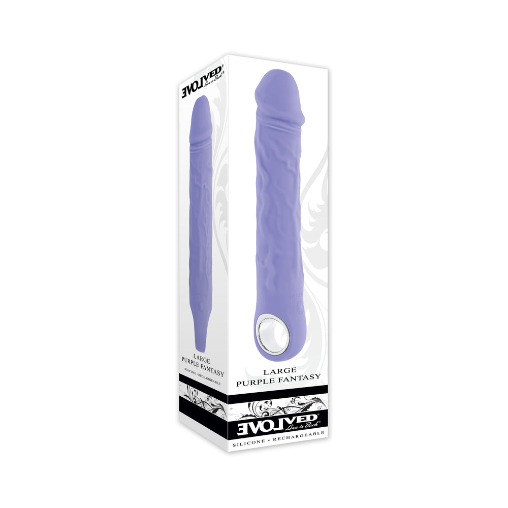 Evolved Large Purple Fantasy 9.5" - Purple