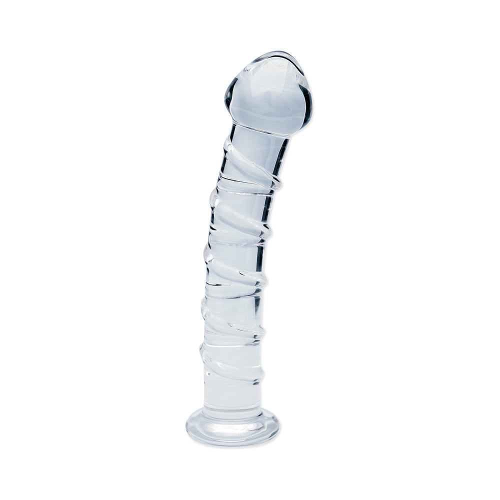 Clarity Glass Dildo Seraphic Spiral