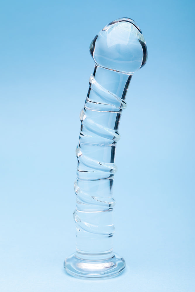 Clarity Glass Dildo Seraphic Spiral
