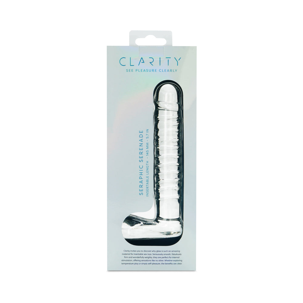 Clarity Glass Dildo Seraphic Serenade