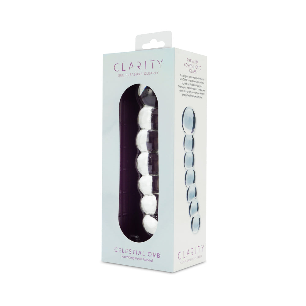 Clarity Glass Dildo Celestial Orb