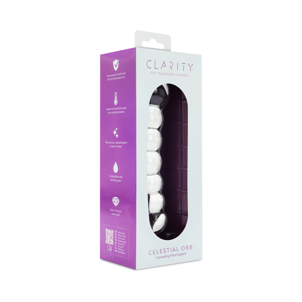 Clarity Glass Dildo Celestial Orb