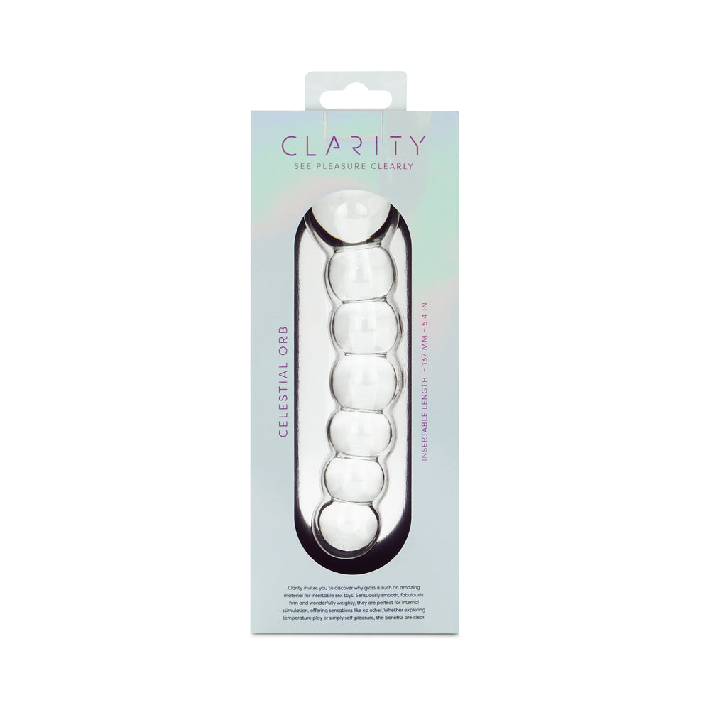 Clarity Glass Dildo Celestial Orb