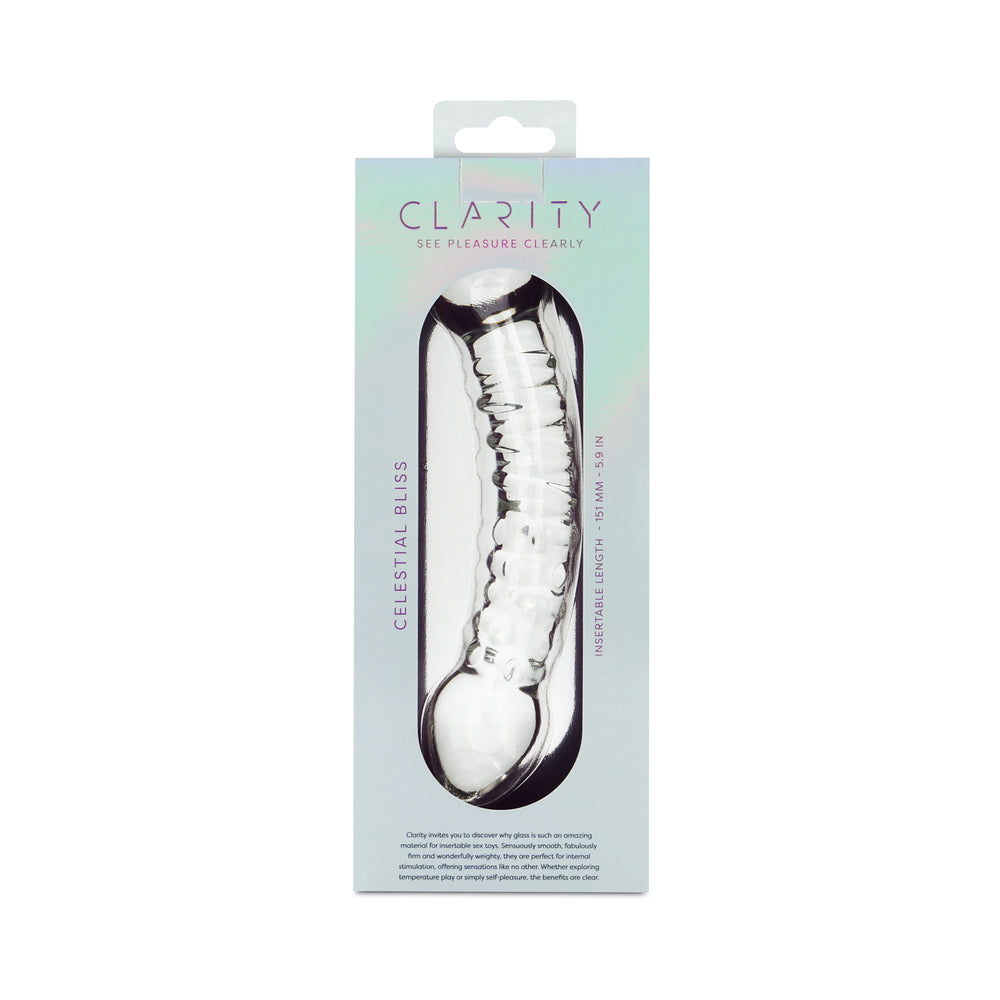 Clarity Glass Dildo - Celestial Bliss