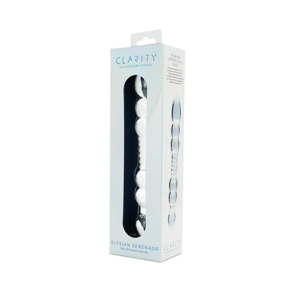 Clarity Glass Dildo Elysian Serenade
