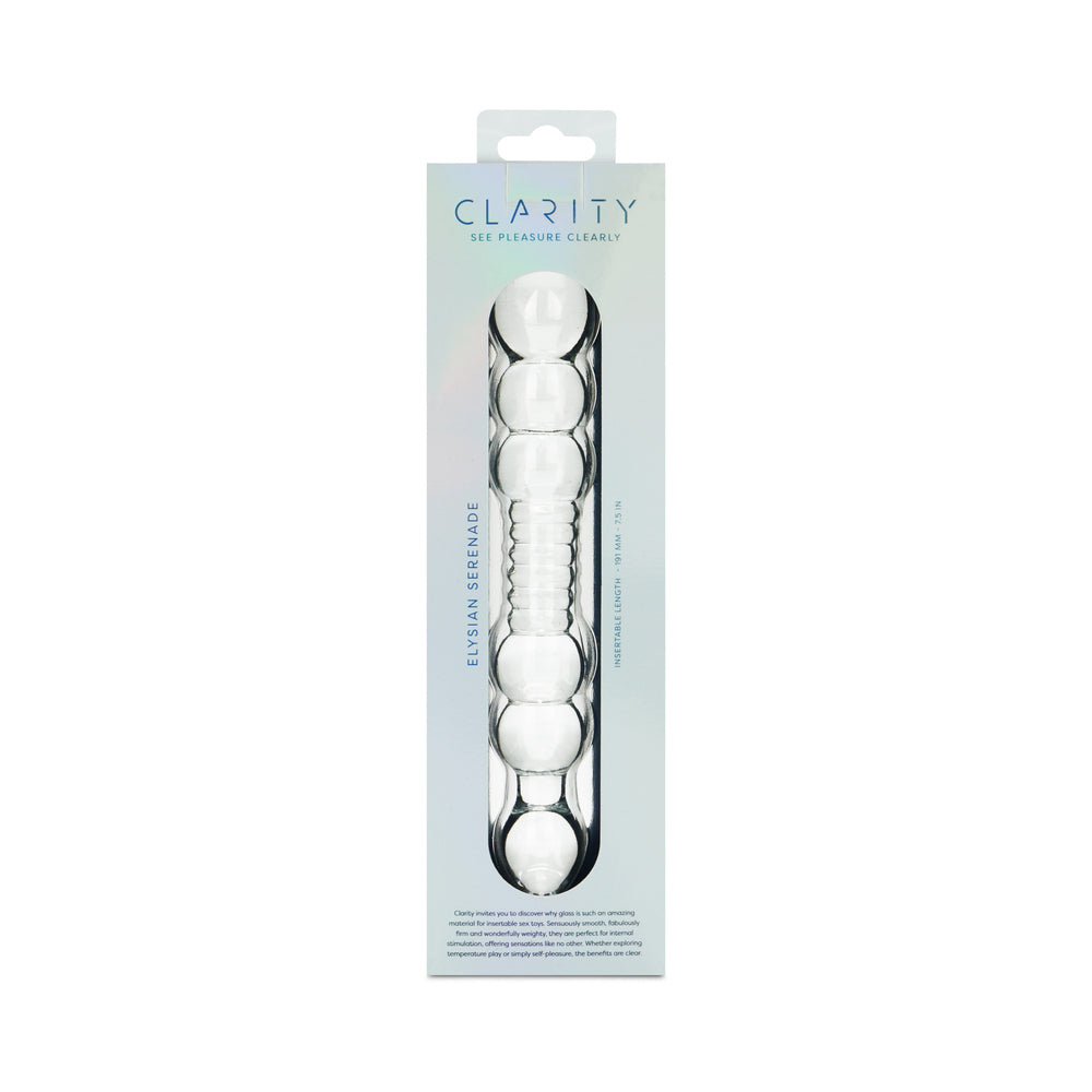 Clarity Glass Dildo Elysian Serenade