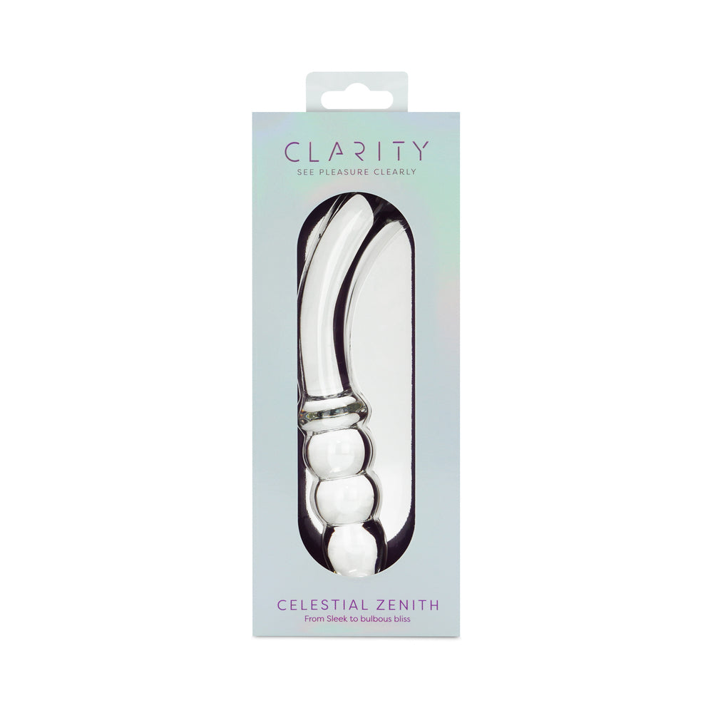 Clarity Glass Dildo - Celestial Zenith
