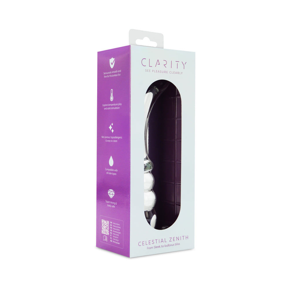 Clarity Glass Dildo - Celestial Zenith