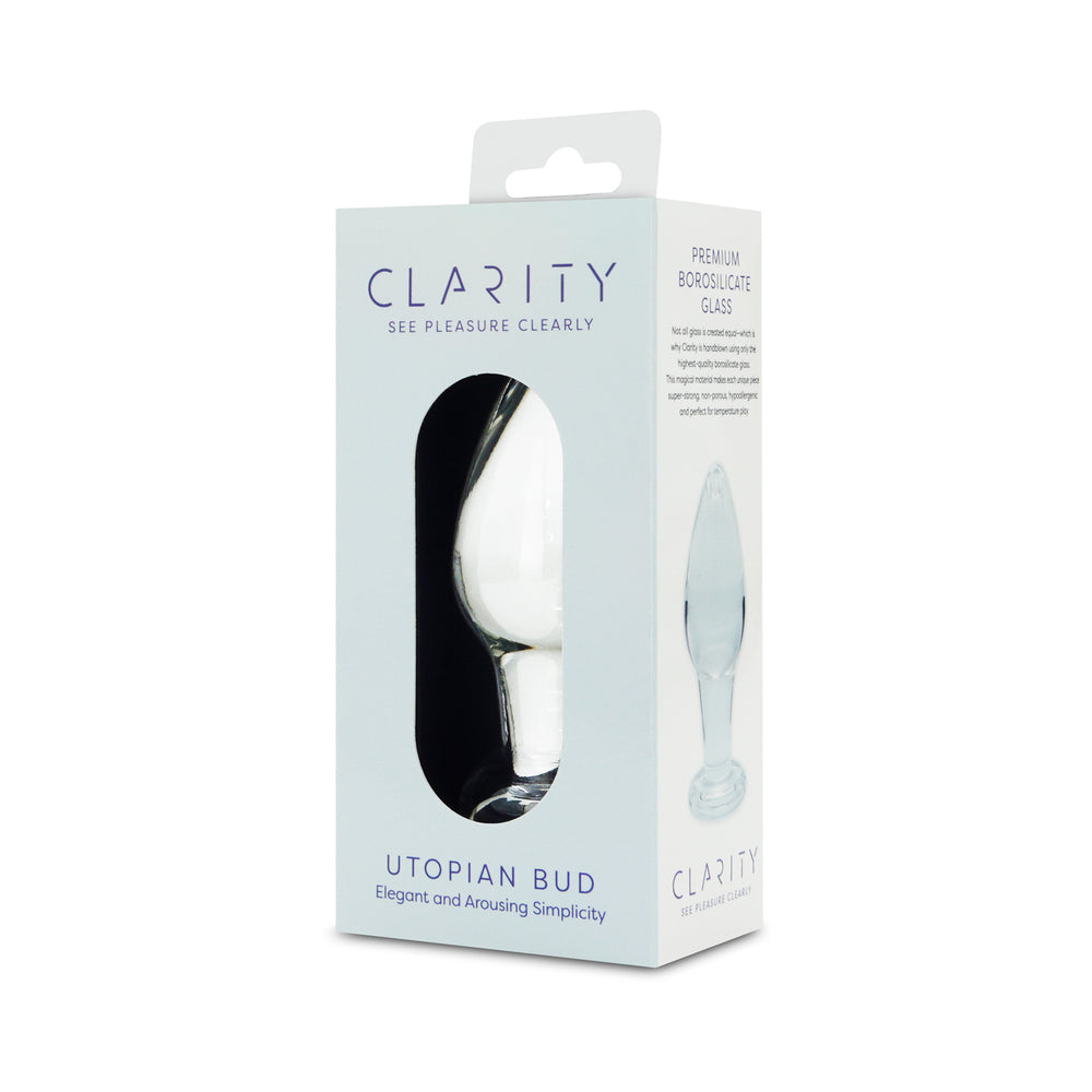 Clarity Glass Dildo - Utopian Bud