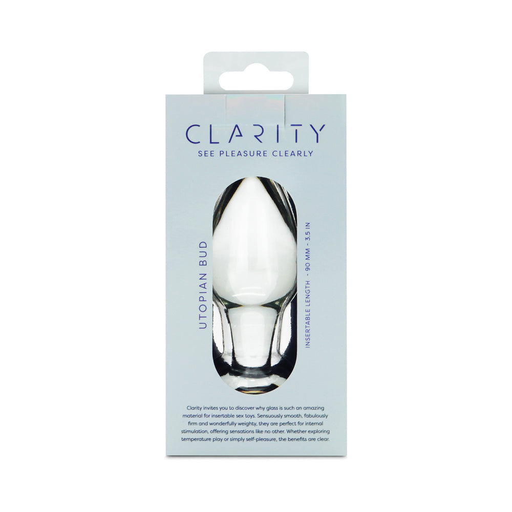 Clarity Glass Dildo - Utopian Bud