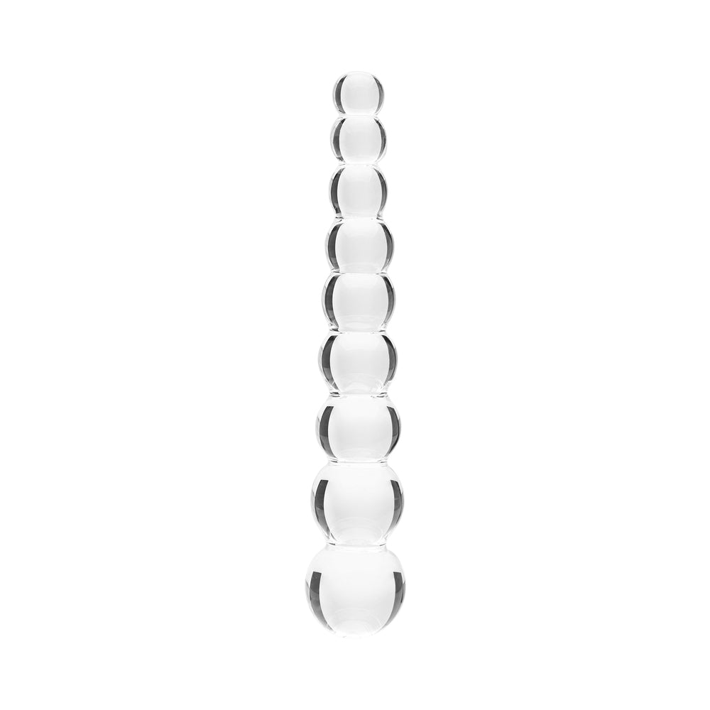 Clarity Glass Dildo Elysian Pearls