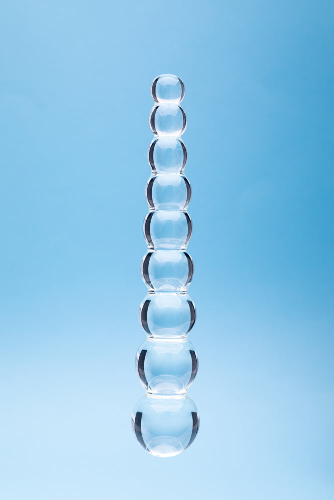 Clarity Glass Dildo Elysian Pearls