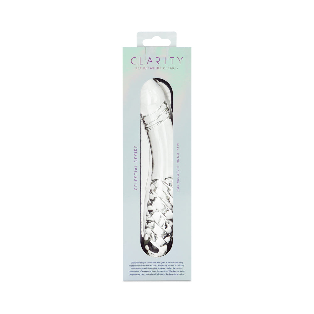 Clarity Glass Dildo Celestial Desire